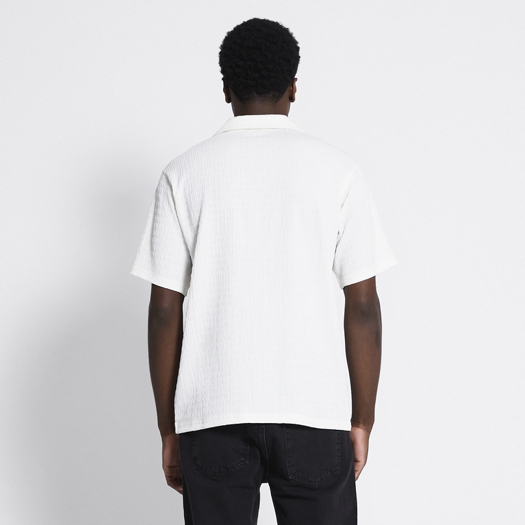 Short sleeve shirt "Steven Structure" Off white